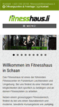Mobile Screenshot of fitnesshaus.li