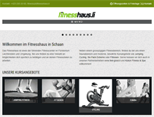 Tablet Screenshot of fitnesshaus.li